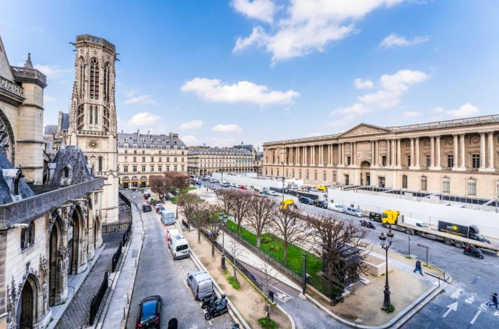 Reception Apartment With Stunning Views Paris Exterior photo